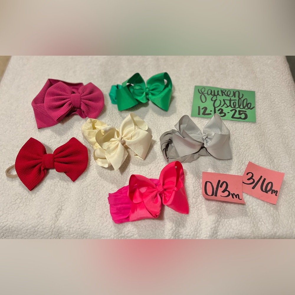 Colorful Bow Hair Accessories Set for Kids